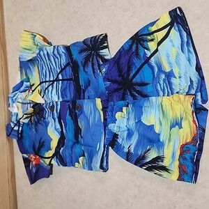 Palmwave Hawaii Wear Outfit Infants Size 6-12 months